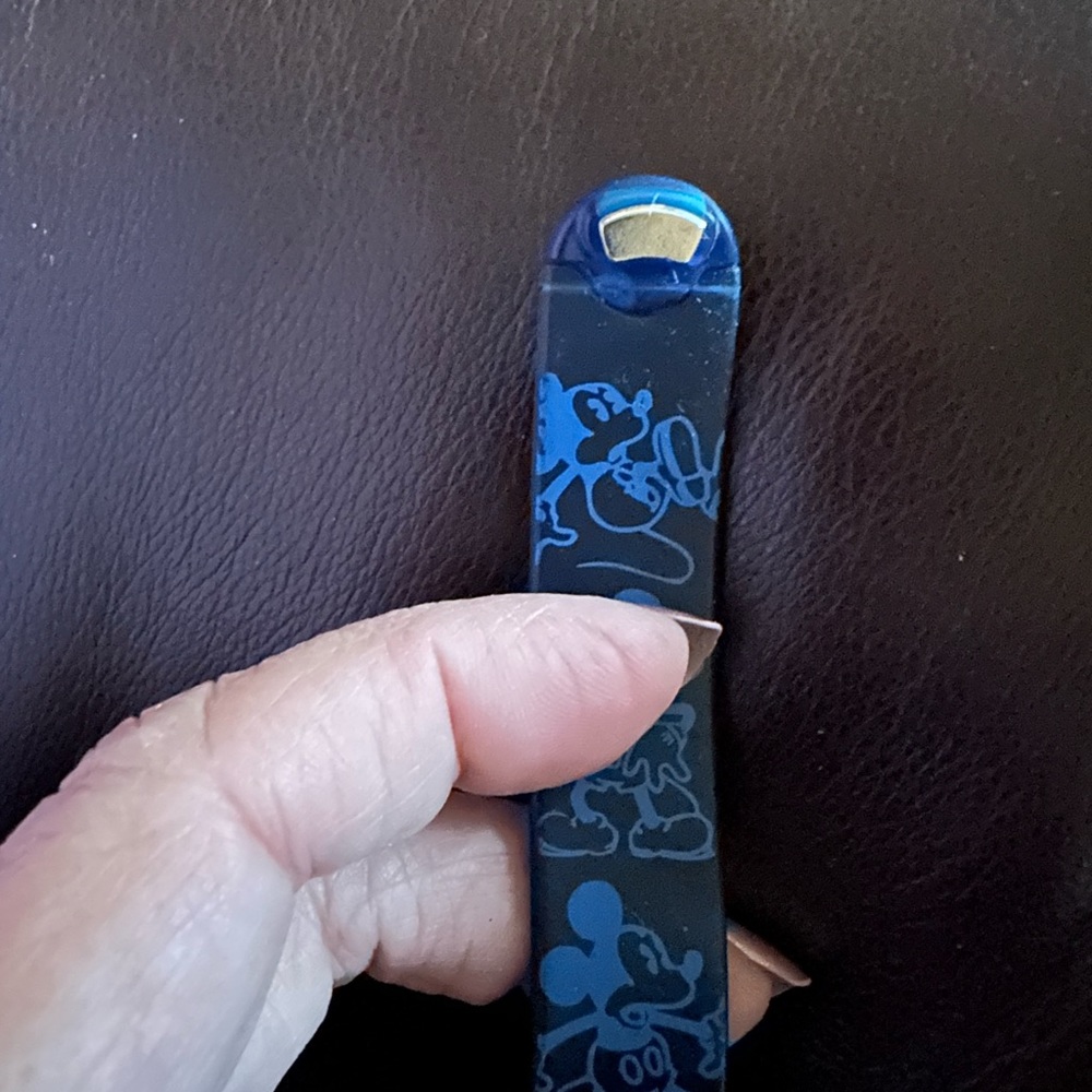 Disney Mickey Mouse blue watch by Snap, 8 3/4” adjustable band, Never worn. - Picture 4 of 6